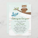 Search for owl baby boy shower invitations Bird