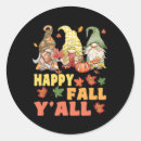 Search for happy gnome stickers Autumn