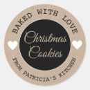 Search for cookie bag stickers Holiday baking