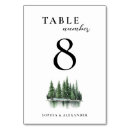 Search for christmas wedding table cards Watercolor