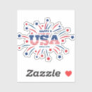 Search for blue fireworks stickers Red white blue