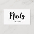 Search for nail tech business cards Typography