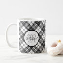 Search for black white checkered pattern mugs Elegant