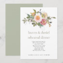 Search for green rehearsal dinner invitations Vintage