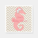 Search for seahorse napkins White