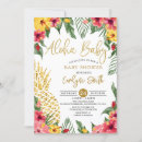 Search for hula baby shower invitations Aloha