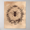 Search for bee image posters Vintage