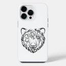 Search for white bear iphone cases Black and white