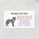 Search for wolf business cards Illustration