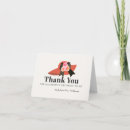 Search for red roses thank you cards Bridal shower