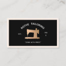 Search for clothing alterations business cards Vintage sewing machine