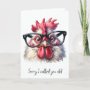 Search for happy chicken postcards Humour
