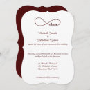 Search for infinity wedding invitations Heart