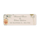 Search for response return address labels Floral