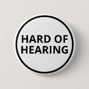 Search for white badges Deaf disability impaired