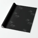 Search for black and white birthday wrapping paper Script