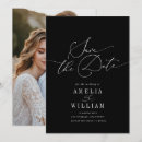 Search for formal save the dates Black and white