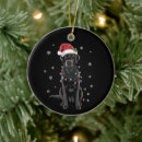 Search for black lab christmas tree decorations Festive