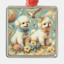 Search for bichon christmas tree decorations Puppy