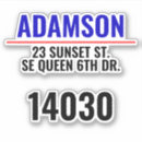 Search for postbox stickers Numbers