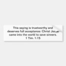 Search for saves bumper stickers Scripture