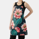 Search for beautiful floral aprons Pink flowers