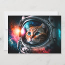 Search for cats in space invitations Kitty