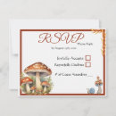 Search for mushrooms rsvp cards Botanical