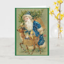 Search for antique santa christmas cards Reindeer