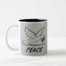 Search for peace dove mugs White