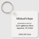 Search for phone number key rings Lost keys