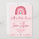 Search for a little sweetheart invitations Rainbow