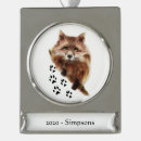 Search for silver fox christmas tree decorations Animal