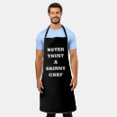 Search for skinny aprons Chef