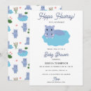 Search for hippo baby shower invitations Jungle