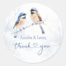 Search for winter chickadee stickers Snow