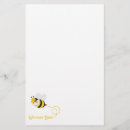 Search for bee stationery paper Cute