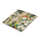 Search for vintage floral tiles Daisies