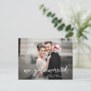 Search for post elopement party invitations Just married