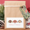 Search for family of three stickers Merry christmas