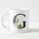 Search for initial g mugs Floral