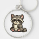 Search for raccoon key rings Cute animal