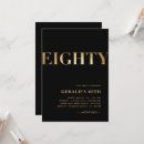 Search for male 80th birthday invitations Female
