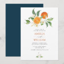 Search for citrus wedding invitations Watercolor floral