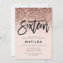 Search for rose gold sweet 16 Elegant
