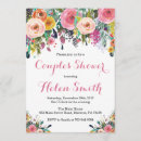 Search for watercolor couples shower invitations Pink