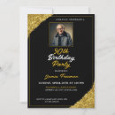 Search for black border invitations Script typography