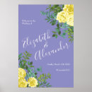 Search for blue floral wedding posters Yellow