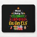 Search for christmas elf mousepads Most