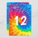 Search for tie dye birthday invitations Hippie